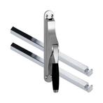 Pomp-espagnolet Ton Ebben mat chroom inclusief 2 stangen, Nieuw