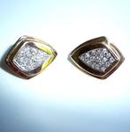 Oorbellen - 14 karaat Geel goud, Witgoud - 1.04ct. tw., Handtassen en Accessoires, Oorbellen, Nieuw