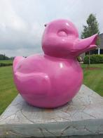 Figuur - Large fuchsia bath duck - 44 cm - Polyresin