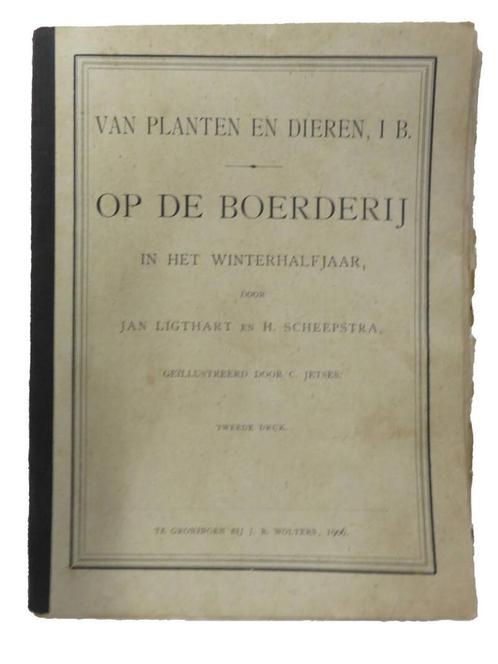 Schoolboekje uit 1906 Op de boerderij, Boeken, Overige Boeken, Gelezen, Verzenden