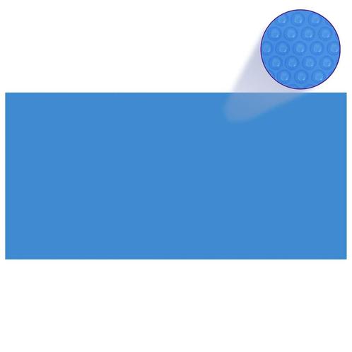vidaXL Zwembadzeil rechthoekig 450 x 220 cm PE blauw, Tuin en Terras, Zwembaden, Nieuw, Verzenden