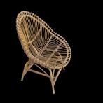 Fauteuil - egg chair - Bamboe - Stoel / fauteuil jaren 60