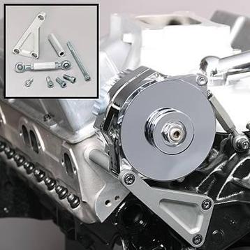 Billet Aluminum Alternator Brackets chevrolet small block