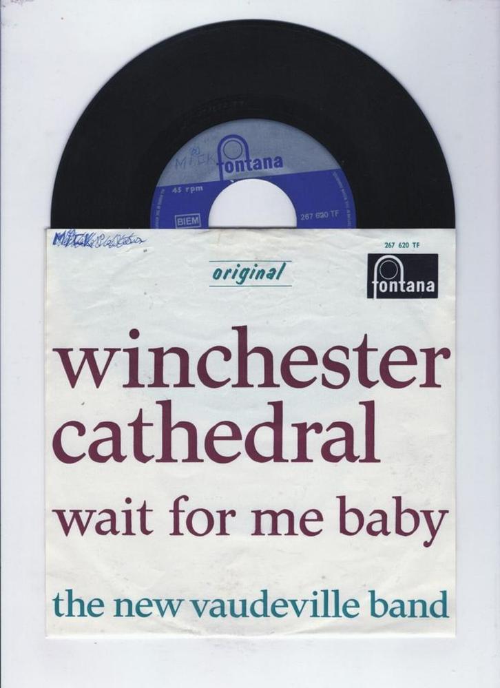 New Vaudeville Band, The – Winchester Cathedral / Wait For M, Cd's en Dvd's, Vinyl Singles, Ophalen of Verzenden