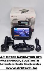 4.3 MOTOR Navigatie Waterproof Motorcycle GPS, BLUETOOTH, Motoren, Accessoires | Navigatiesystemen, Nieuw
