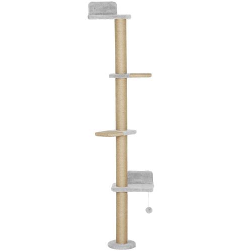 Kattenkrabpaal, 5-traps Ontwerp, Speelgoed, Sisalpalen, Pluc, Dieren en Toebehoren, Katten-accessoires, Verzenden