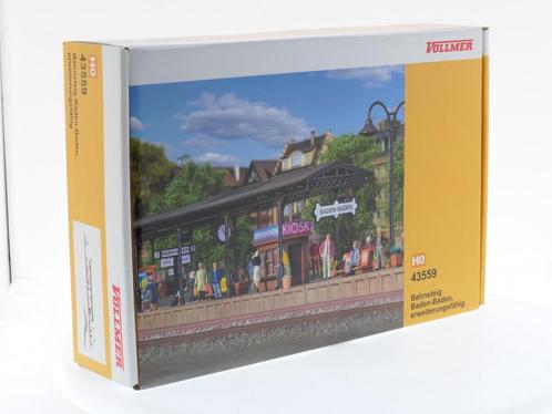 Schaal H0 Vollmer 43559 Perron Baden-Baden Bouwpakket #5338, Hobby en Vrije tijd, Modeltreinen | H0, Brug, Tunnel of Gebouw, Nieuw