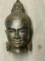 Hoofd van Boeddha Khmer van brons - Cambodja (Zonder