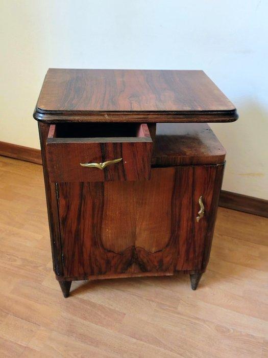 Table de chevet - Ronce de noyer - Commode vintage Art déco, Antiquités & Art, Art | Objets design