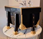grote Japanse houten gelakte doos - Hout, Messing - Japan -