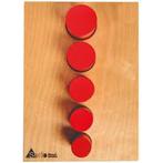 Montessori Serio Cilinders (rood) ex houder, Livres, Verzenden