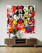 Mikko - Mickey And Minnie Mouse On Campbells Soup - XL (No, Antiek en Kunst, Kunst | Schilderijen | Modern