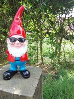 Beeld, funny gnome with sunglasses - 41 cm - polyresin, Antiek en Kunst