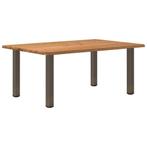 vidaXL Eettafel rechthoekig 180x120x74 cm massief eikenhout, Huis en Inrichting, Verzenden, Nieuw