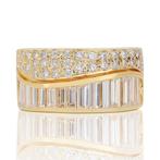 Ring - 18 karaat Geel goud Diamant  (Natuurlijk) - Diamant