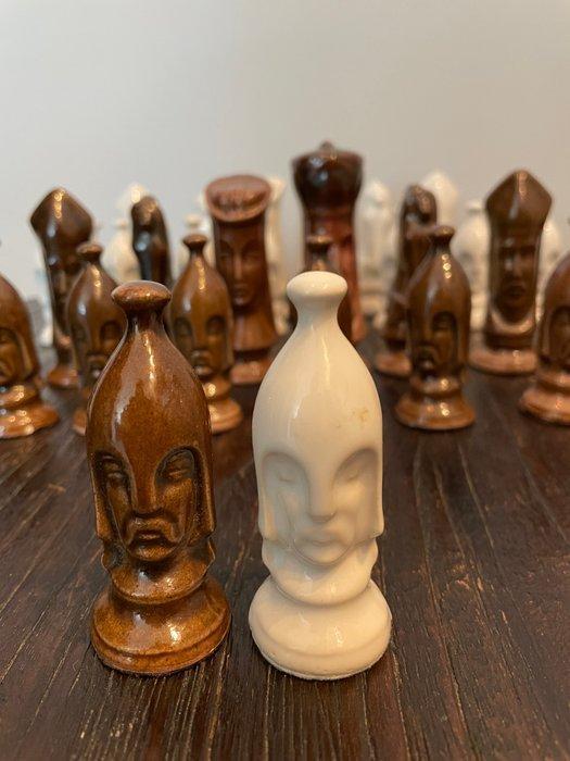 Schaakspel - keramiek, Antiek en Kunst, Curiosa en Brocante