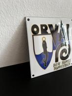Orval Trappistenbier reclamebord – rechthoekig metalen bord