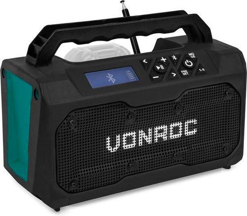 2eChoix | VONROC Radio de construction à batterie 20V - FM,, Audio, Tv en Foto, Tuners, Ophalen of Verzenden