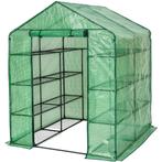 Foliekas met vierkant oppervlak 143x143x195cm - groen