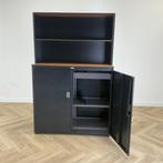 Gispen kantoorkast met sleutel (hxbxd) 117x116x45 cm, zwart, Maison & Meubles