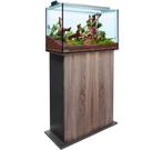 Aquatank 82x40x50cm aquarium + meubel walnut, Ophalen of Verzenden
