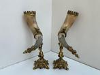 Sculpture, Hoorn des Overvloeds - 43 cm - Bronze, Corne, Antiek en Kunst