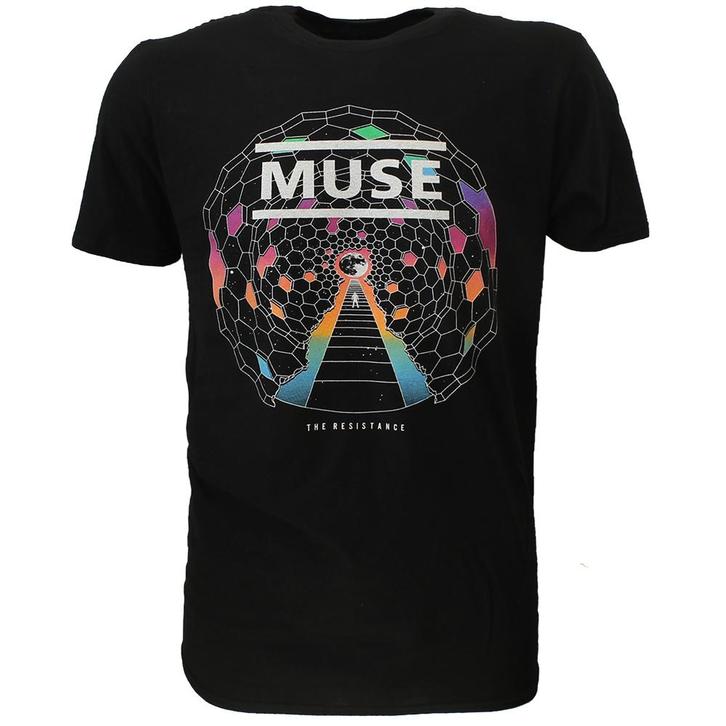 Muse Resistance Moon T-Shirt - Officiële Merchandise, Kleding | Heren, T-shirts