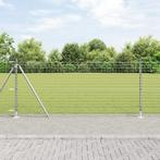 vidaXL Hekpalen met Basisplaten 26 stuks Ø32mm 90cm, Verzenden, Nieuw
