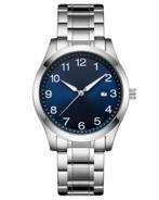 Tyme Zurich Heren Horloge - 40mm Blauw/Zilver - Goed, Verzenden, Zo goed als nieuw