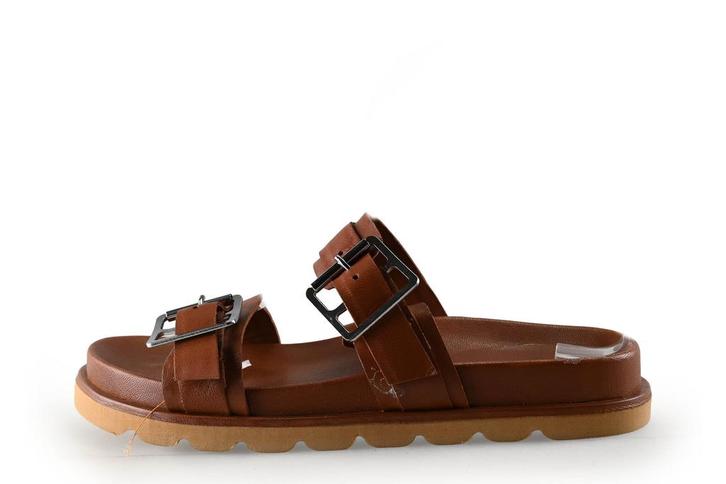 River Woods Slippers in maat 38 Cognac, Kleding | Dames, Schoenen, Overige kleuren, Zo goed als nieuw, Slippers, Verzenden