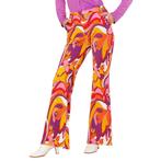 Disco 70S Broek Gekleurd Dames, Kleding | Dames, Nieuw, Verzenden