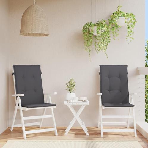 vidaXL Tuinstoelkussens rugleuning 2 st 120x50x3 cm stof, Huis en Inrichting, Woonaccessoires | Kussens, Nieuw, Verzenden