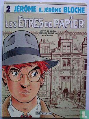 Jerome K. Jerome Bloks - Les êtres de papier - 1985, Boeken, Stripverhalen, Zo goed als nieuw, Eén stripboek, Verzenden