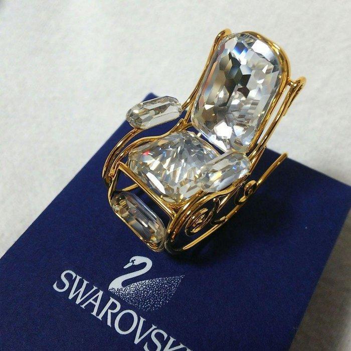 Decoratief ornament - Swarovski - Crystal Rocking Chair, Antiek en Kunst, Curiosa en Brocante