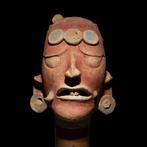 Maya Terracotta Hoofd van een sculptuur. 400 - 600 AD. 19,5, Verzamelen