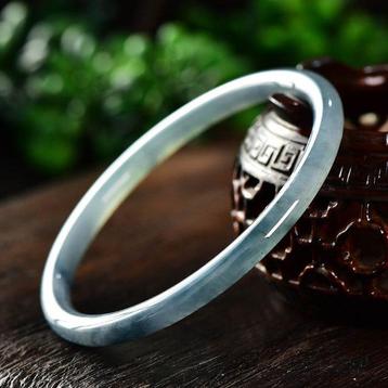 Sans réserve - Certifié ALGT - Bracelet en jade jadéite non