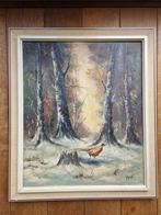 Rangé (XX), WJM Enneking (1933) - Fazant in winterlandschap, Antiek en Kunst
