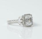 Zonder minimumprijs - Verlovingsring - 14 karaat Witgoud -