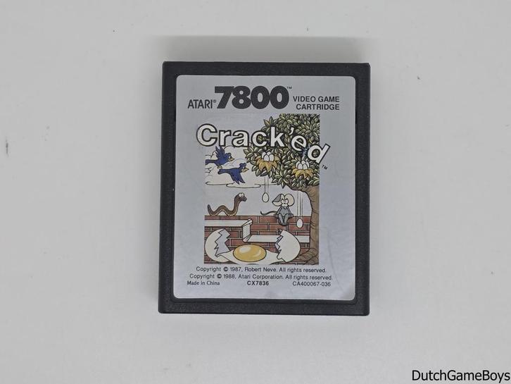Atari 7800 - CrackEd, Games en Spelcomputers, Spelcomputers | Atari, Gebruikt, Verzenden