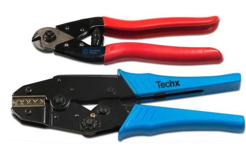 Perstangen voor staalkabel en draadknipper in 1 pakket, Tuin en Terras, Overige Tuin en Terras, Verzenden