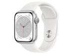 Apple Watch Series 8 41mm Cellular (Simlockvrij) - Zilver, Huis en Inrichting, Verzenden, Nieuw