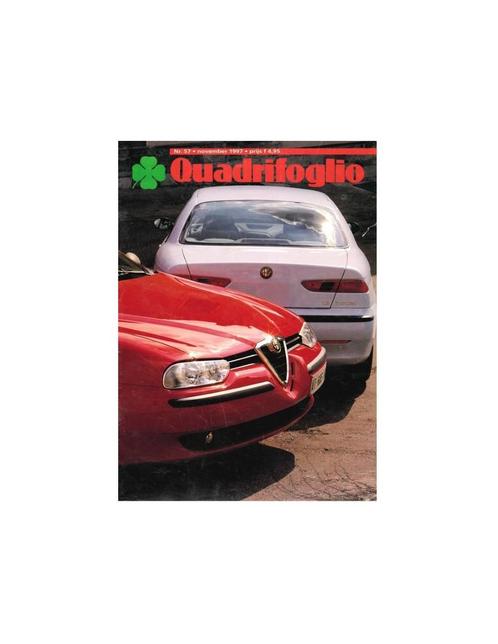 1997 ALFA ROMEO QUADRIFOGLIO MAGAZINE 57 NEDERLANDS, Boeken, Auto's | Folders en Tijdschriften, Ophalen of Verzenden