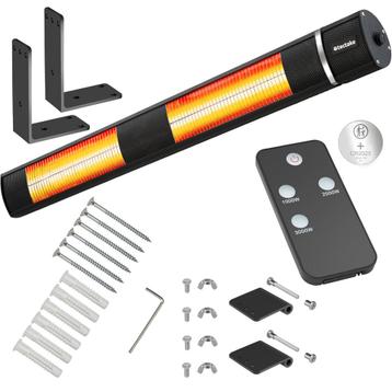 tectake Infraroodstraler Solaris Horizon 3000W, aluminium be beschikbaar voor biedingen