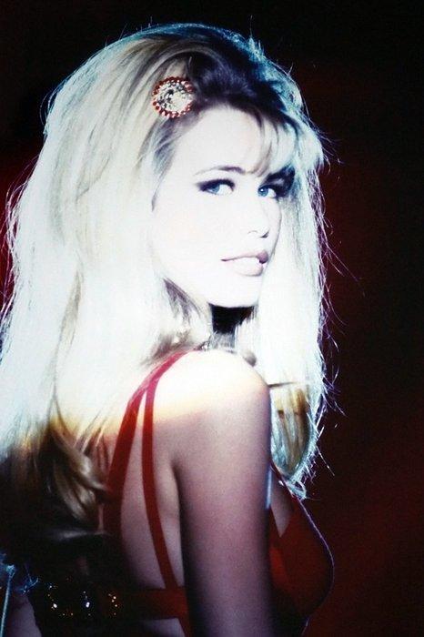 Guy Marineau - Claudia Schiffer Versace 1991, Antiek en Kunst, Kunst | Schilderijen | Modern