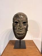 mblo Brons Afrikaanse masker, meer bepaald een antropomorf