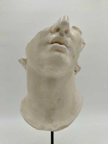 sculptuur, Volto di Alessandro Magno - 37 cm - marmerstof beschikbaar voor biedingen