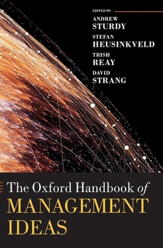 The Oxford Handbook of Management Ideas 9780198794219 Sturdy, Boeken, Taal | Engels, Gelezen, Verzenden