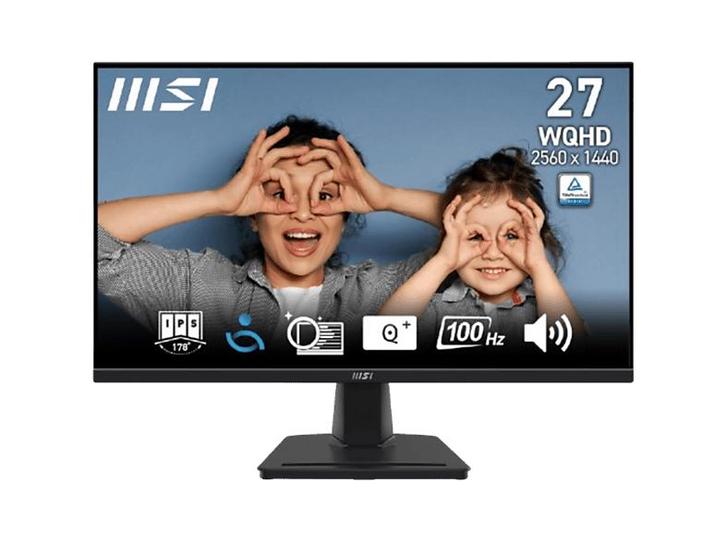 Msi -  Monitor 27 Inch 2560 X 1440 (wqhd) Ips-paneel - Zwart, Computers en Software, Monitoren, IPS, Overige resoluties, Nieuw