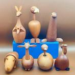 Senshukai  - Speelgoed meubels 7 Vintage wooden animals