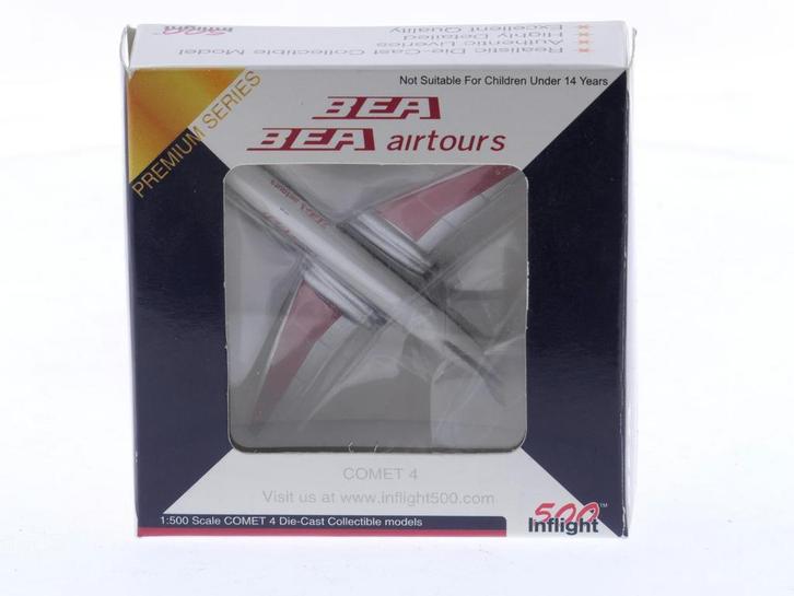 Schaal 1:500 Inflight500 IF5COM005 Comet 4 BEA Airtours R..., Hobby en Vrije tijd, Modelbouw | Vliegtuigen en Helikopters, Zo goed als nieuw